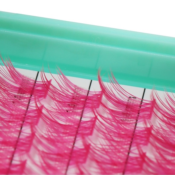 336 Clusters D Curl 10-12-14-16mm Mixed Color Black+Orange+Rose+Yellow Colorful - Picture 4 of 8